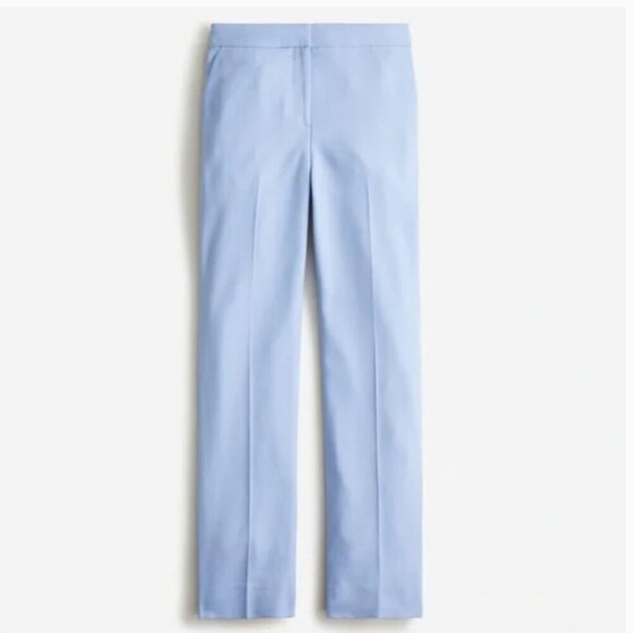 NWT J. Crew Willa Italian Wool Trouser Nova Tides Tall Classic Dark Seascape - Picture 3 of 9